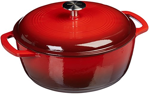 Enameled Cast Iron Covered Dutch Oven