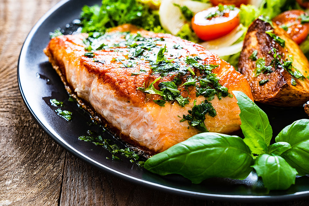 SALMON WITH BASIL - Recipes from Barbecue University