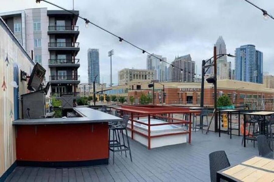 rooftop at Graham St. Pub & Patio in charlotte 