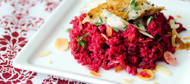 Smoked-Mackerel-with-Beet-Couscous-and-Herb