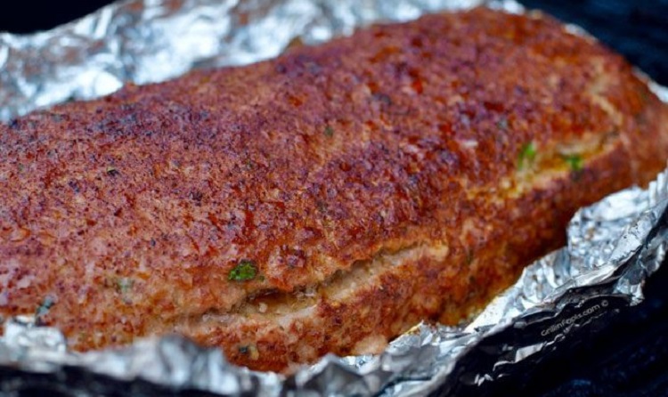 Smoked Meatloaf in Electric Smoker