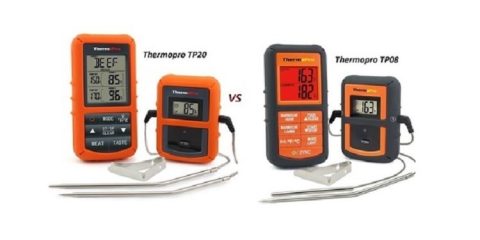 ThermoPro TP20 vs TP-08 and The Best BBQ Smoker Thermometers